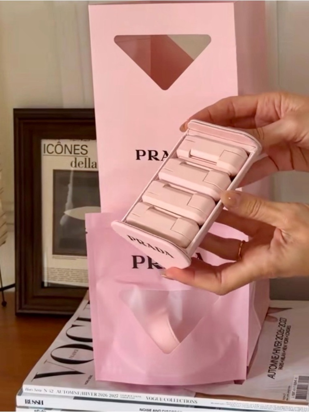 2026 NEW PRADA Touch blush PR with bracelet blush holder & paradigm storage box